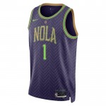 New Orleans Pelicans Trikot Zion Williamson Nike 2024-25 City Edition Lila Swingman - Herren
